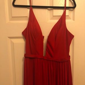 New Allure Red Bridesmaid Dress
